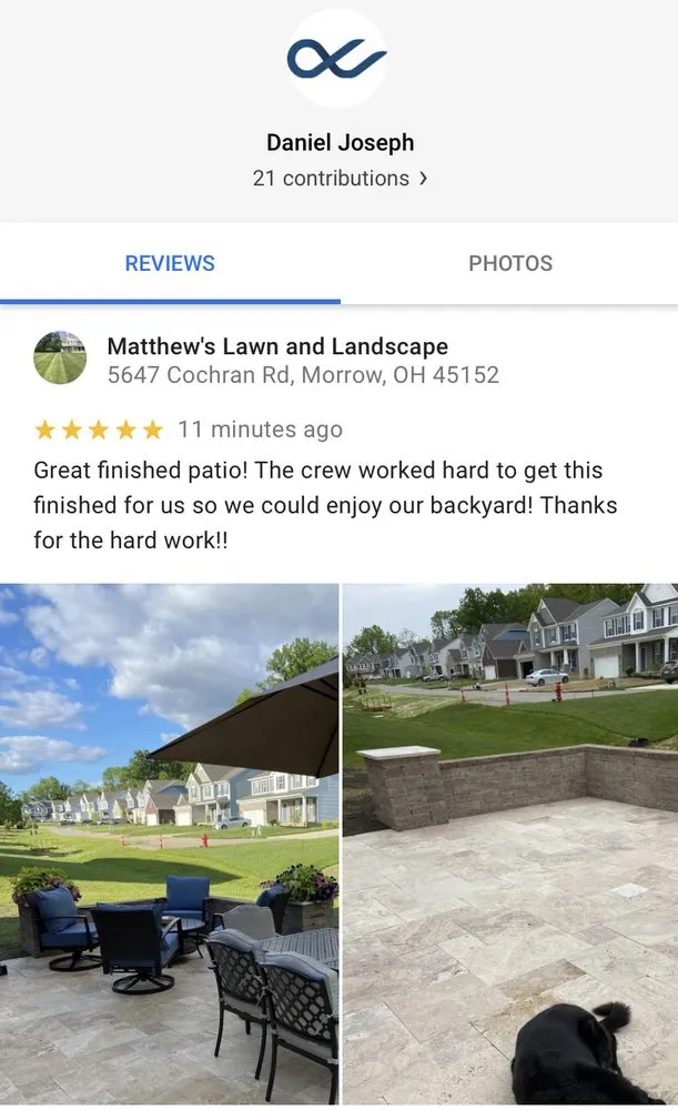 Top-rated outdoor landscaping experts serving Morrow, OH - Matthew’s Lawn and Landscape