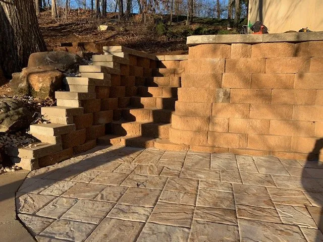 Trusted outdoor landscaping for homes in Acworth, GA by Matthews Retaining Walls