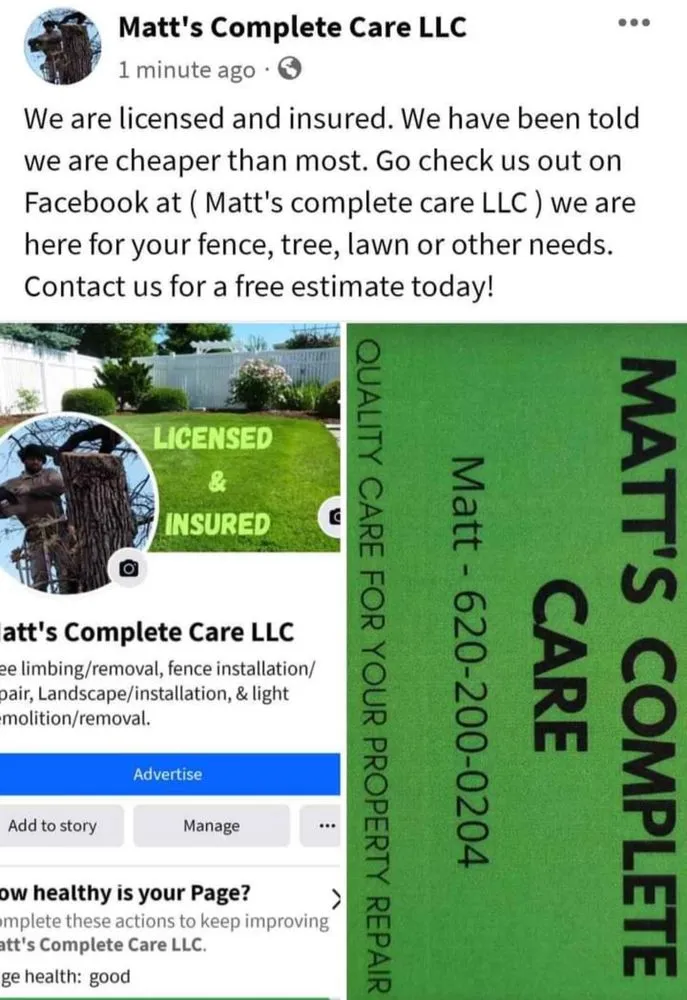 Affordable garden landscaping for outdoor upgrades in Salina, KS by Matt's Complete Care