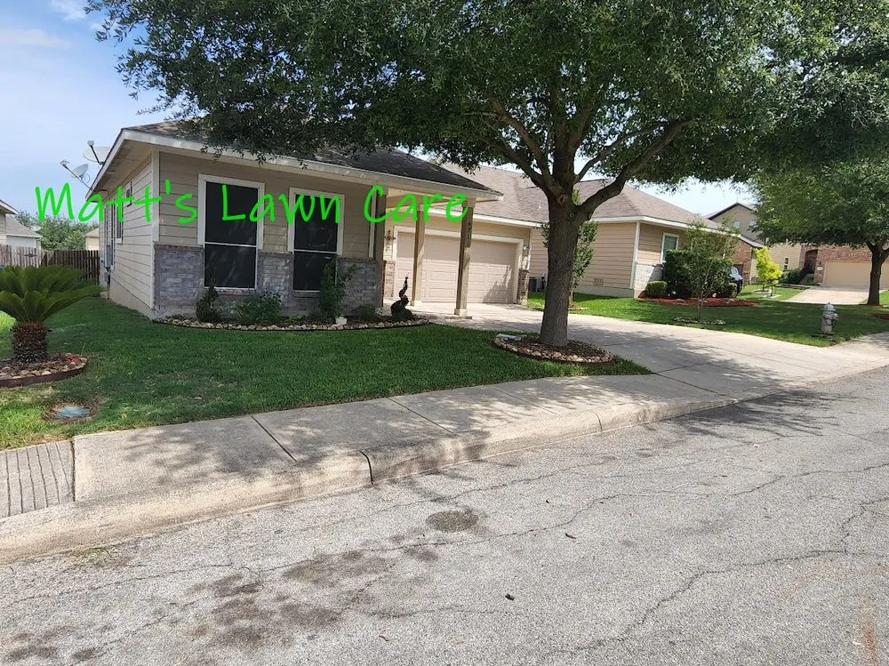 Custom landscape design in San Antonio, TX - Matts Lawn Care