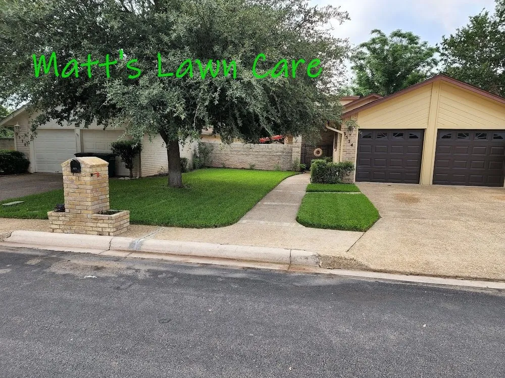 Expert landscape installation for homes in San Antonio, TX by Matts Lawn Care