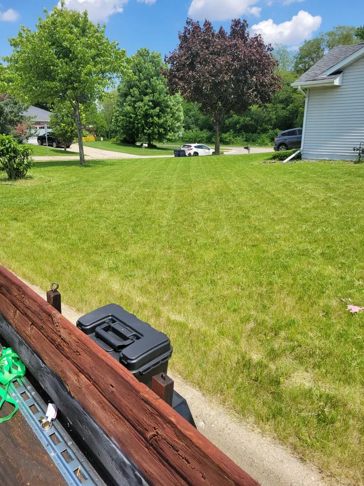 Custom landscape design for beautiful yards in Janesville, WI by Matt's Mowing and Pressure Washing