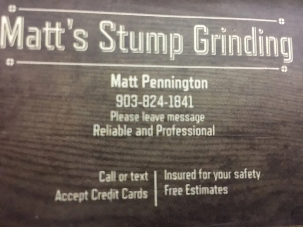 Reliable yard cleanup service with custom design in Texarkana, TX by Matt's Stump Grinding