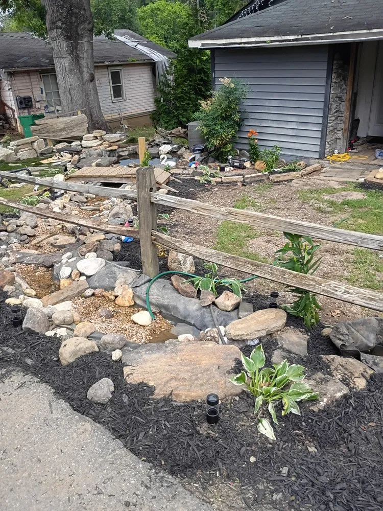 Top-rated residential landscaping in North Wilkesboro, NC by Matts Water Creations and Hardscapes