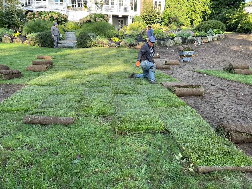 Local landscape installation in Warwick, RI - Mattzer Landscaping