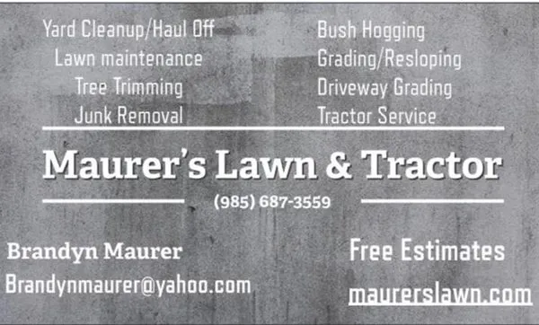 Maurer’s Lawn & Tractor Service