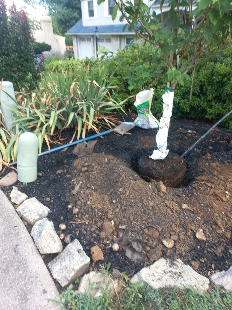 Custom landscape design in Ambler, PA by Mauricio Barrera