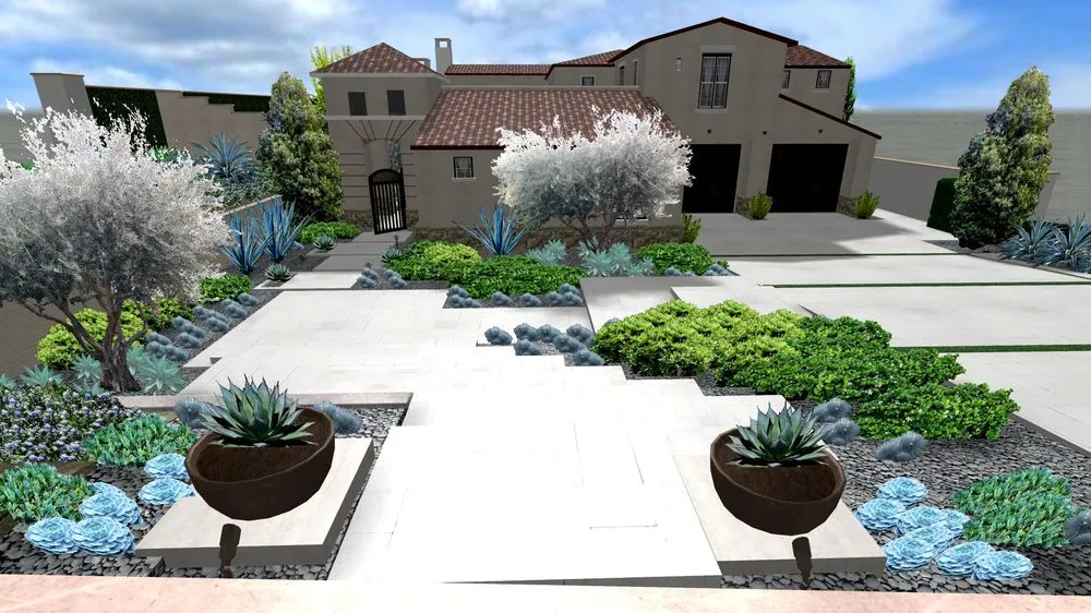 Custom landscape design in Lake Forest, CA by Mauricio Larios - Landscape Designer