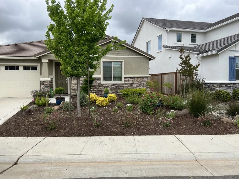 Expert garden landscaping with custom design across Sacramento, CA - Mauricio Lawn Service