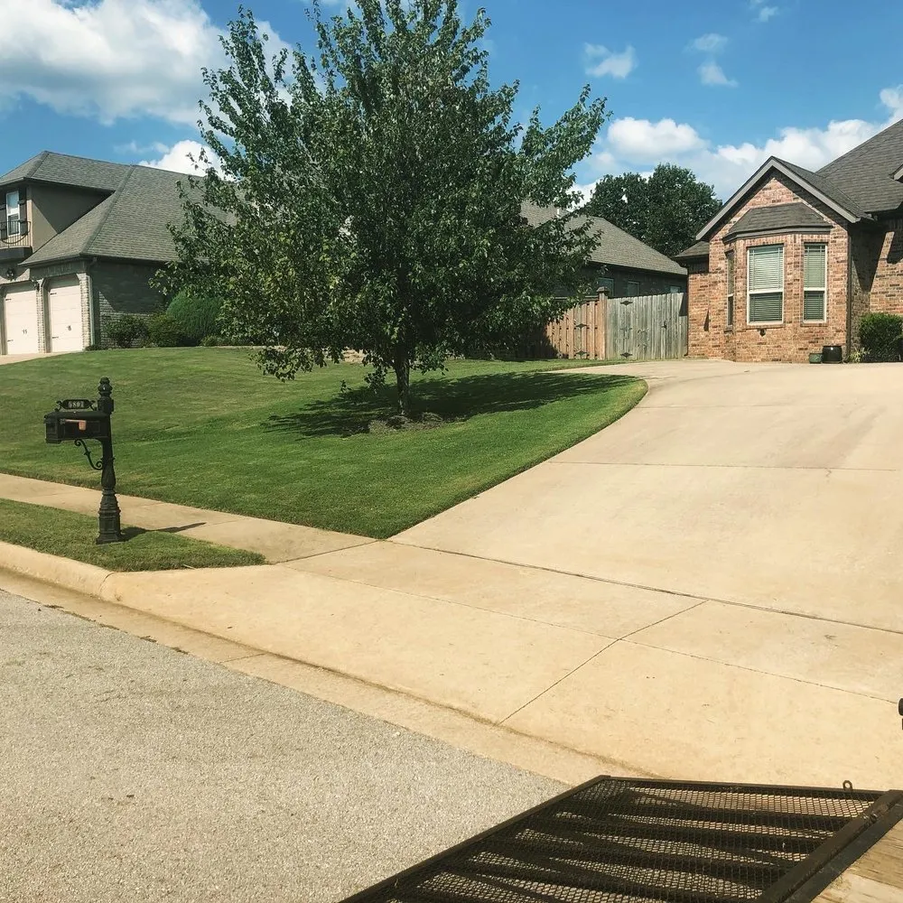 Local lawn care service for year-round maintenance in Rogers, AR by Maverick Landscapes