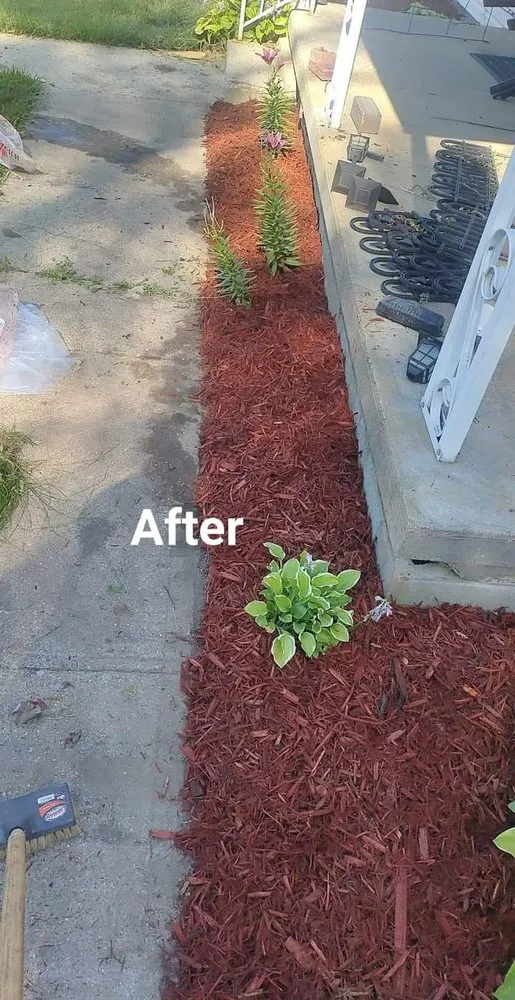 Custom landscape installation for homes in Saginaw, MI by Mawby Scapes