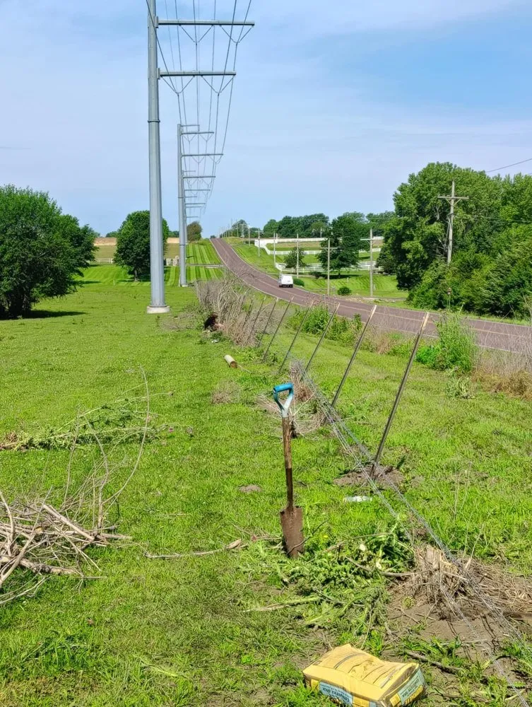Custom residential landscaping in McLouth, KS by Max and Jill's Odd Jobs
