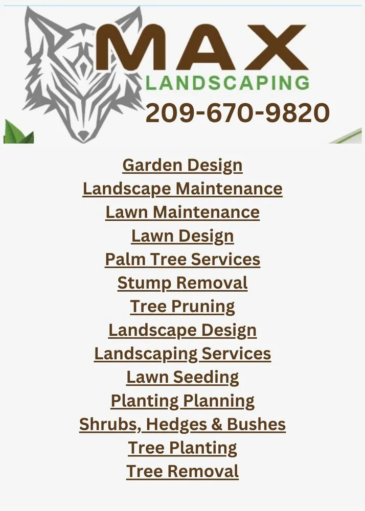 Top-rated landscaping services for year-round maintenance in Modesto, CA by Max Landscaping