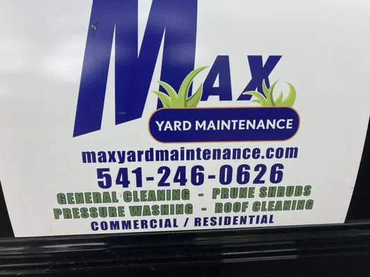 Max Yard Maintenance Logo
