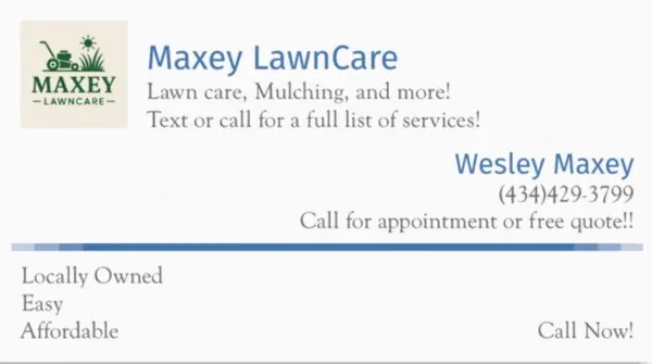 Maxey Lawncare Logo