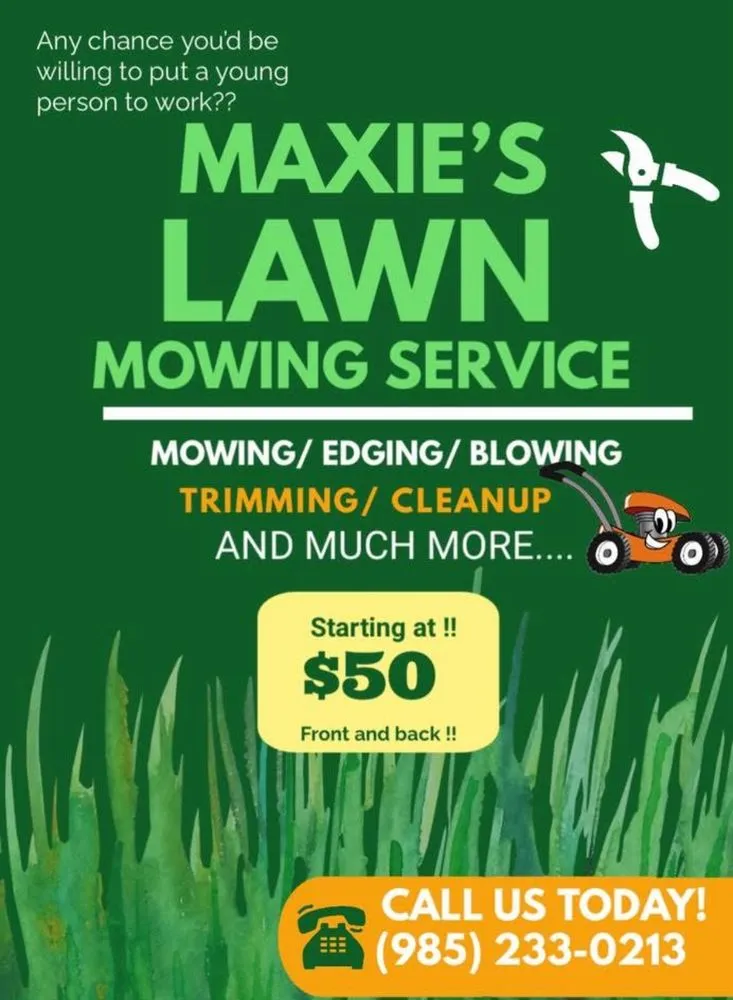 Trusted yard maintenance experts serving Laplace, LA - Maxie’s Lawn Mowing Service