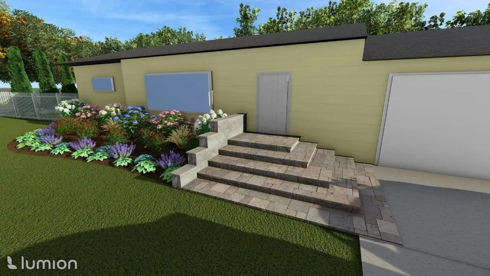 Affordable landscape installation for residential properties in Waukegan, IL by Maximo Landscaping