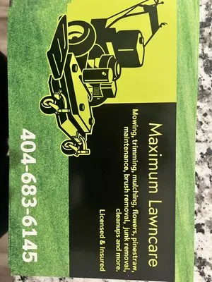 Maximum lawn care Logo