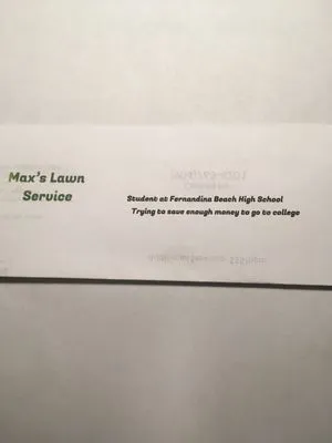 Max's Lawn Service Logo