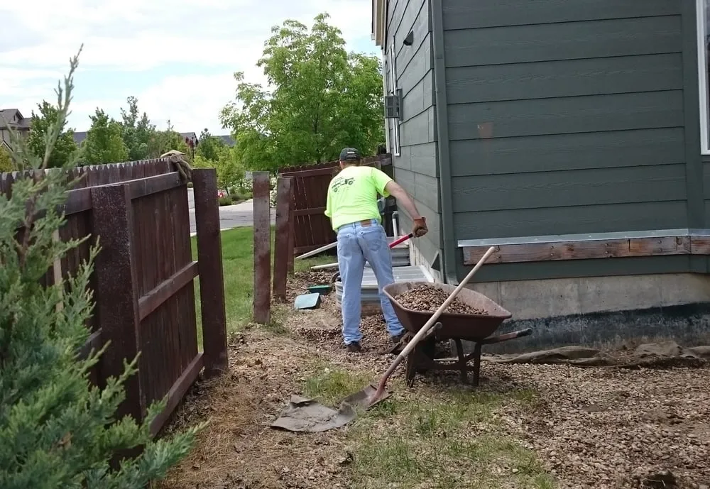 Custom yard cleanup service in Longmont, CO by Max's