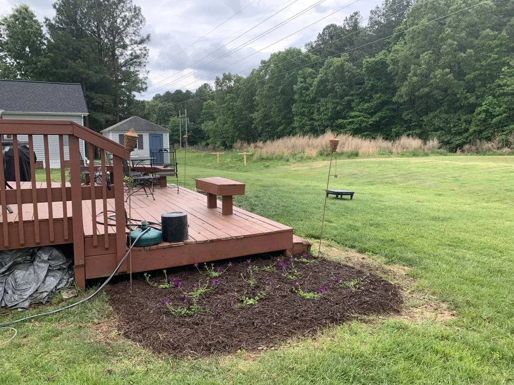 Professional garden landscaping in Elon, NC by May Farm Enterprises