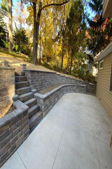 Professional landscape installation in Harvard, IL by Maya Lawn Landscaping