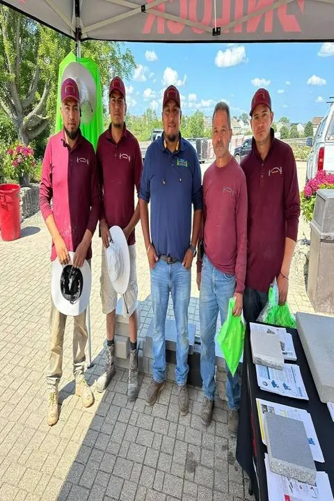 Custom garden landscaping in Harvard, IL by Maya Lawn Landscaping