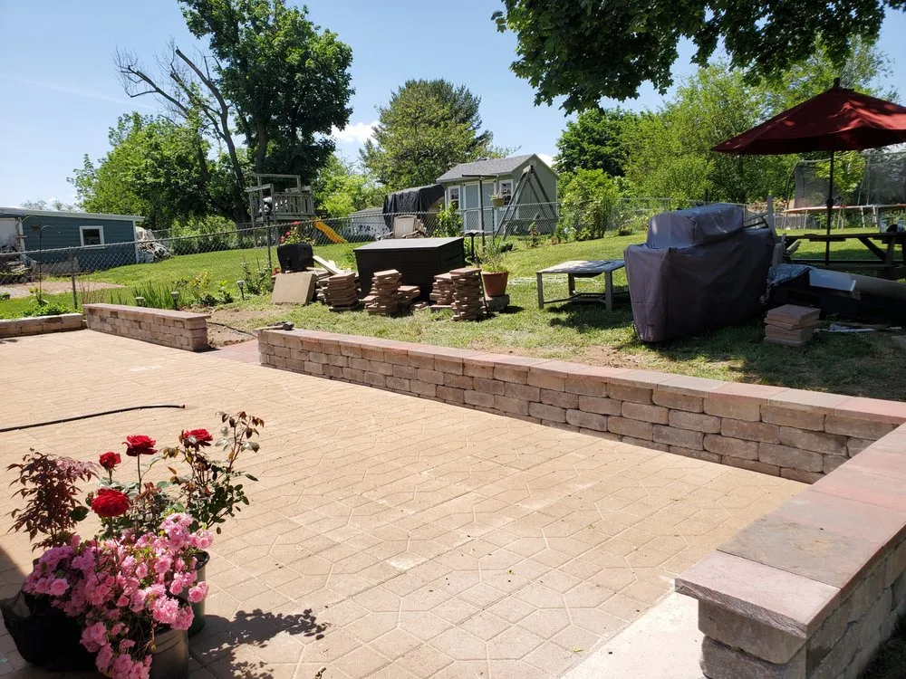 Custom landscape installation in Hagerstown, MD - Mayan Landscaping