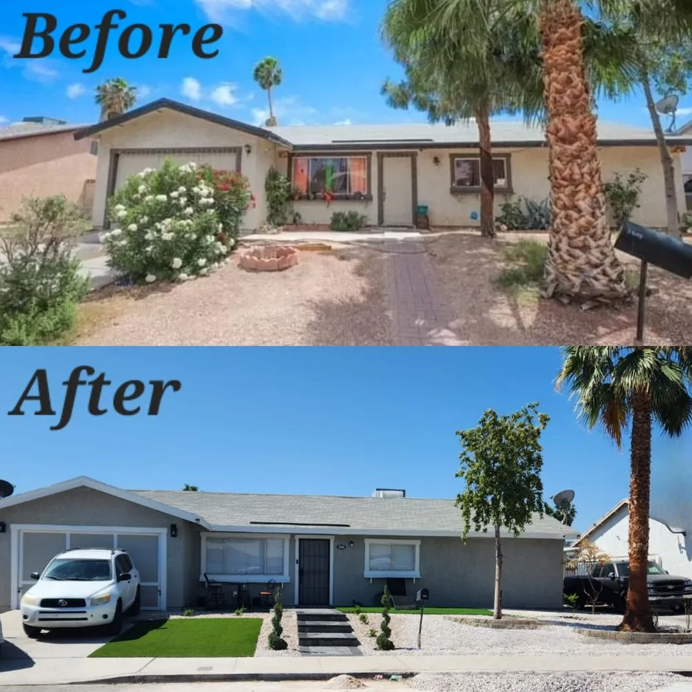 Professional outdoor landscaping in Las Vegas, NV by Mayan Landscaping