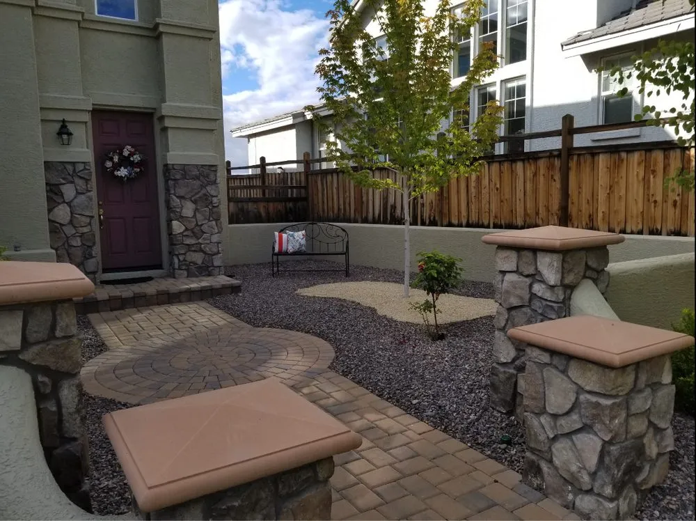 Trusted garden landscaping with custom design across Sparks, NV - Mayan Lawn
