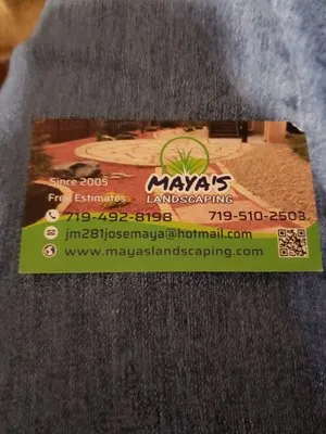 Maya's Landscaping Logo