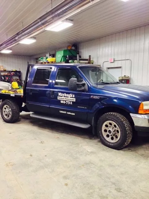 Custom landscape installation in Greensburg, IN by Mayhugh's Lawn Care