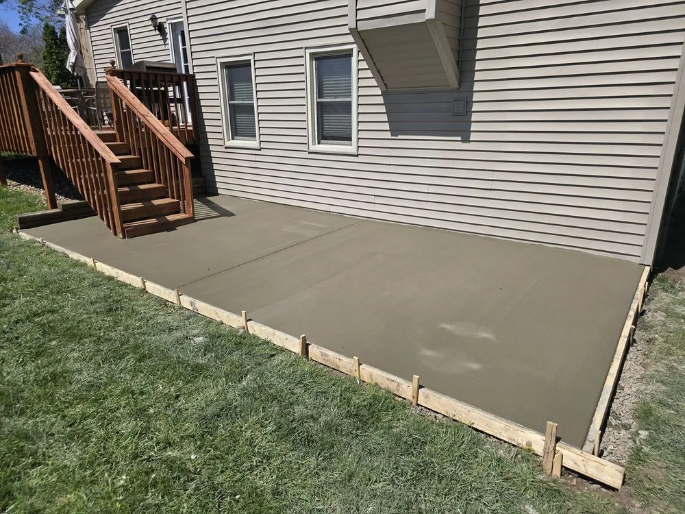 Local landscaping services for outdoor upgrades in Bloomington, IL by Mayo Concrete Construction