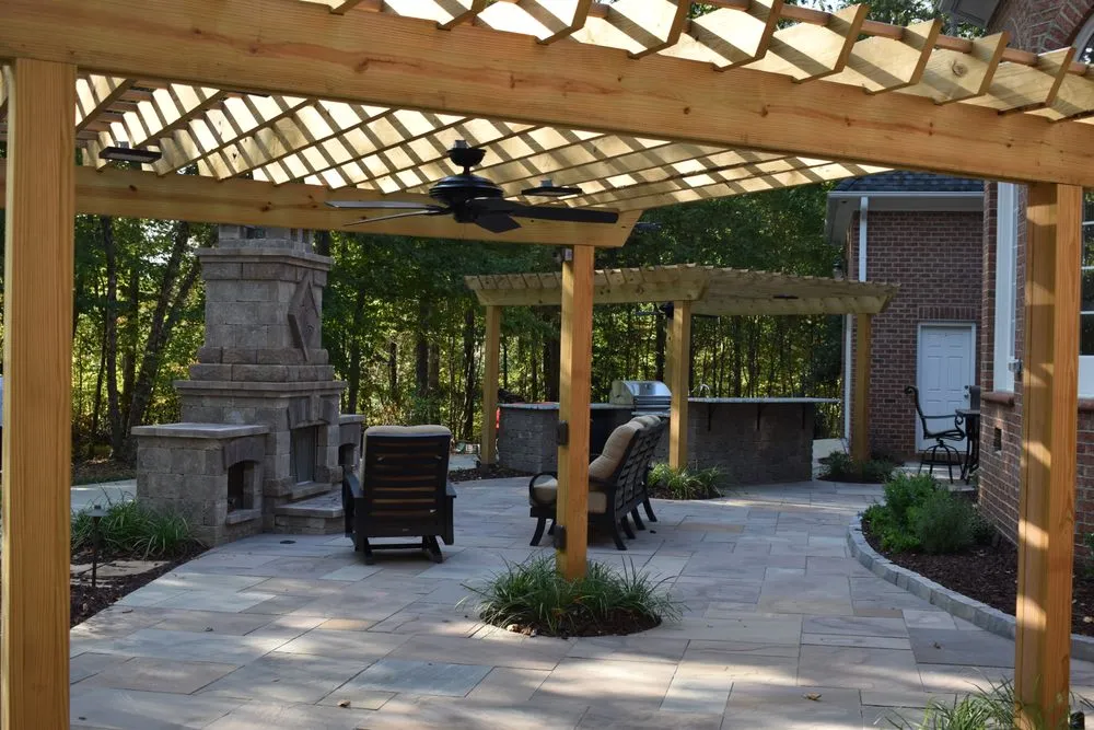 Reliable outdoor landscaping in Burlington, NC by May's Lawn Care