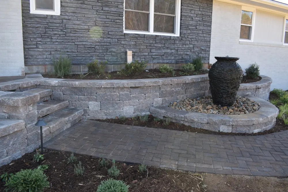 Custom garden landscaping for outdoor upgrades across Burlington, NC - May's Lawn Care