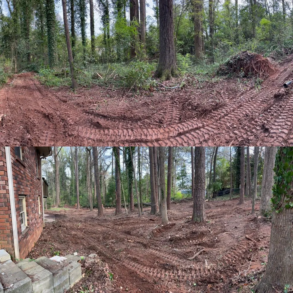 Professional garden landscaping with custom design across Fayetteville, GA - Mays Tractor Service