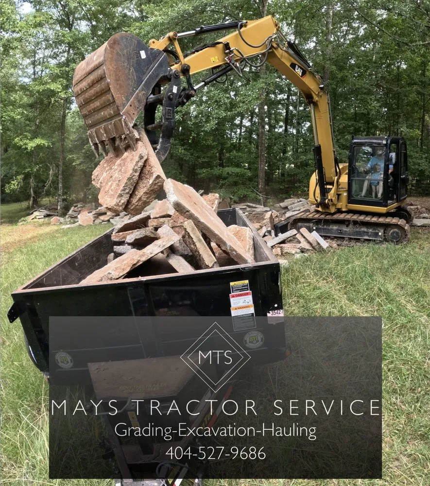 Local residential landscaping in Fayetteville, GA by Mays Tractor Service