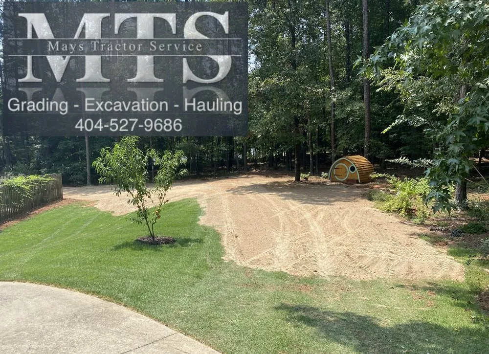Expert landscaping services for residential properties in Fayetteville, GA by Mays Tractor Service
