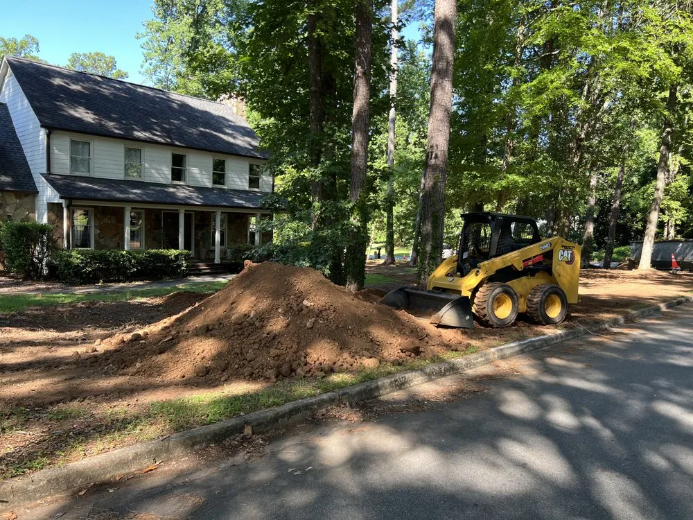 Custom garden landscaping experts serving Fayetteville, GA - Mays Tractor Service