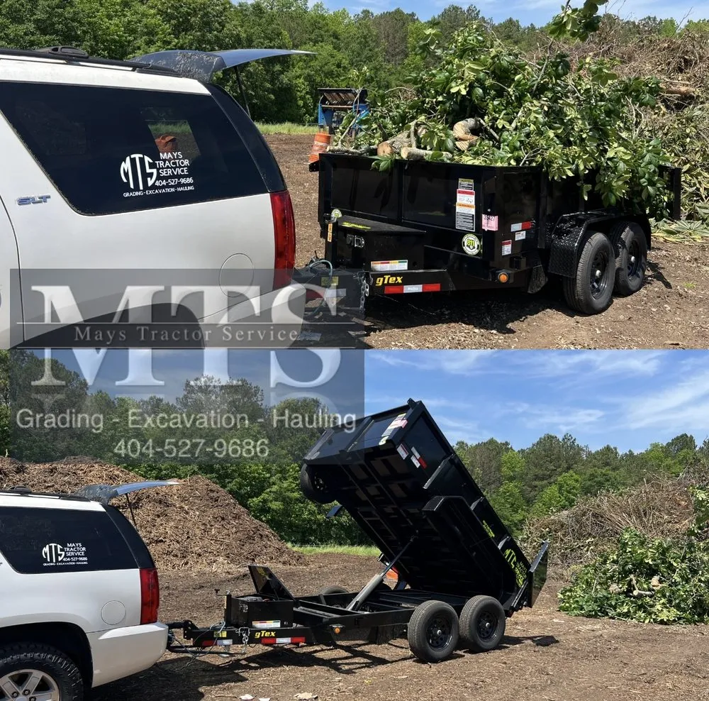 Professional garden landscaping in Fayetteville, GA by Mays Tractor Service