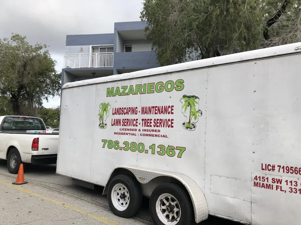 Local landscape installation with custom design across Miami, FL - MAZARIEGOS