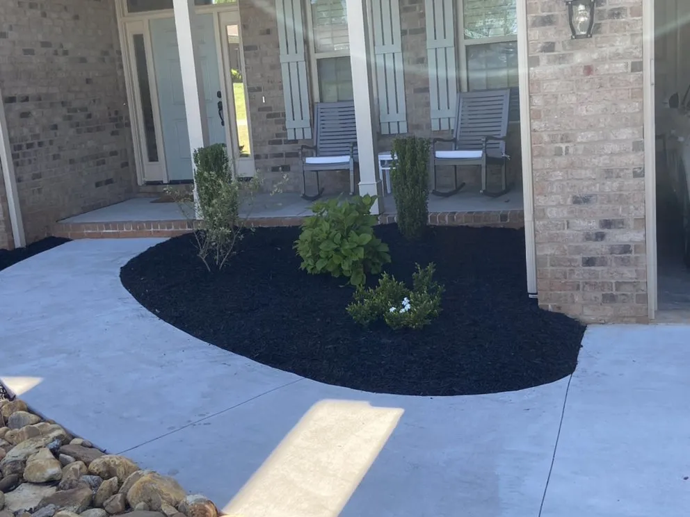 Professional landscape installation for residential properties in Moore, SC by MB & B Lawn Works