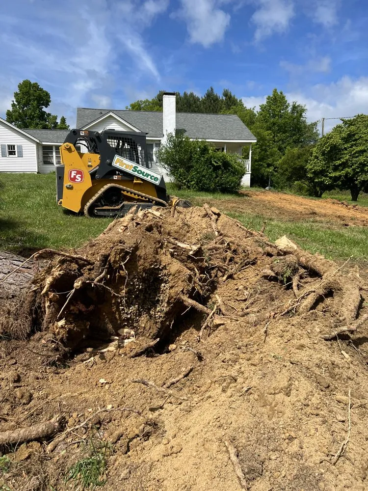 Affordable yard cleanup service with custom design in Hendersonville, NC by MB Landscapes & Construction