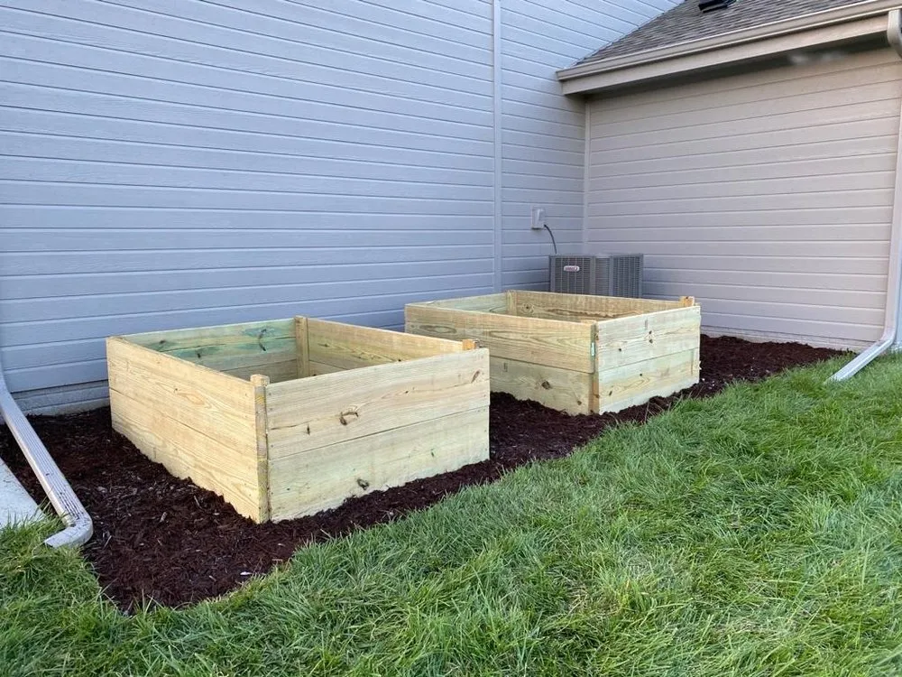 Expert garden landscaping with custom design in Omaha, NE by Mb Landscaping & Junk Removal