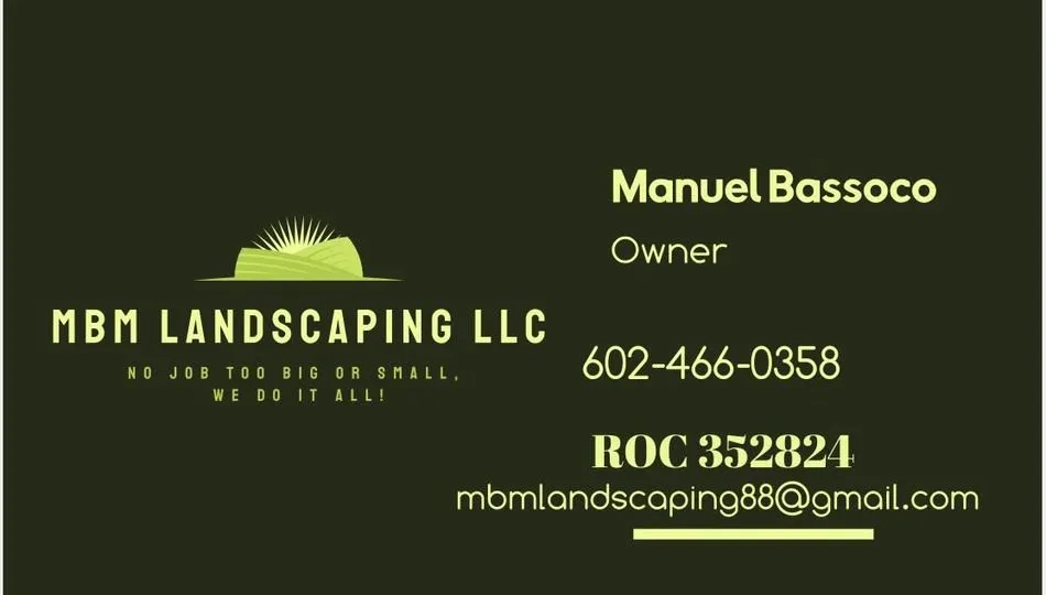 Local landscape installation in Tonopah, AZ by MBM Landscaping