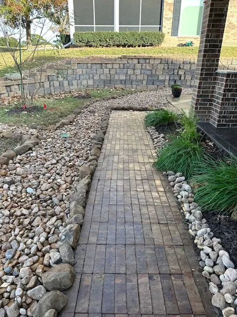 Affordable landscape design for homes in Huntsville, TX by MBT Lawn Specialist