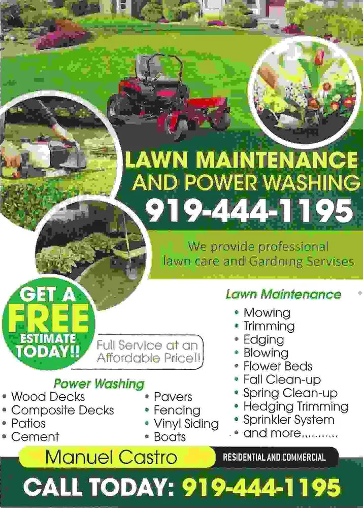 Local landscaping services in Moncure, NC by MC Handyman Service