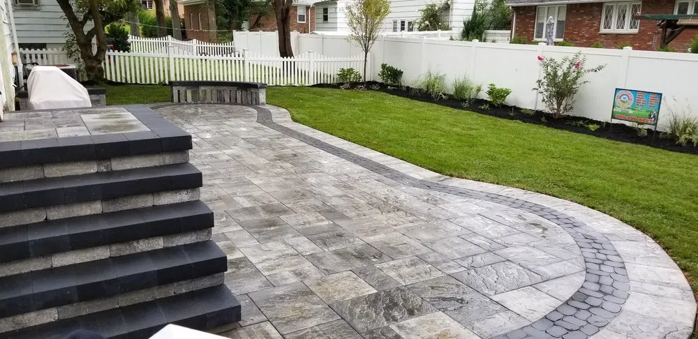 Affordable landscape design with custom design in Elizabeth, NJ by MC Irrigation Contractors