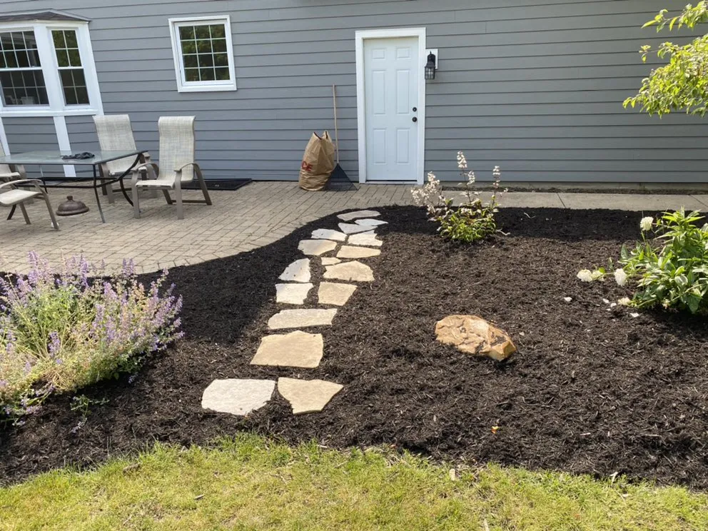 Custom garden landscaping in McHenry, IL by M&C Landscaping And Tree Service