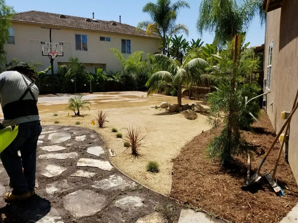 Local landscape installation in Escondido, CA by MC Landscaping